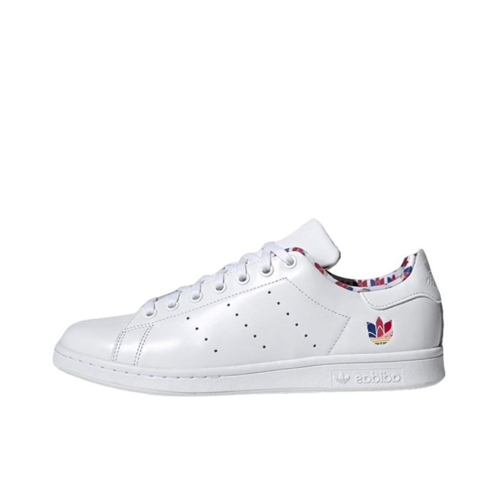 推荐商品：adidas Originals Stan Smith 板鞋 减震透气轻便低帮包裹性 白色/五彩色