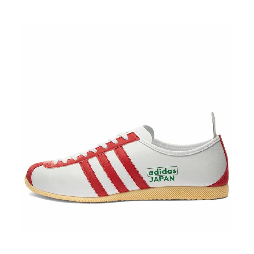 推荐商品：adidas Originals Japan 防滑耐磨 舒适轻便 复古百搭 潮流 T头鞋 薄底鞋 运动休闲鞋 白色/红色