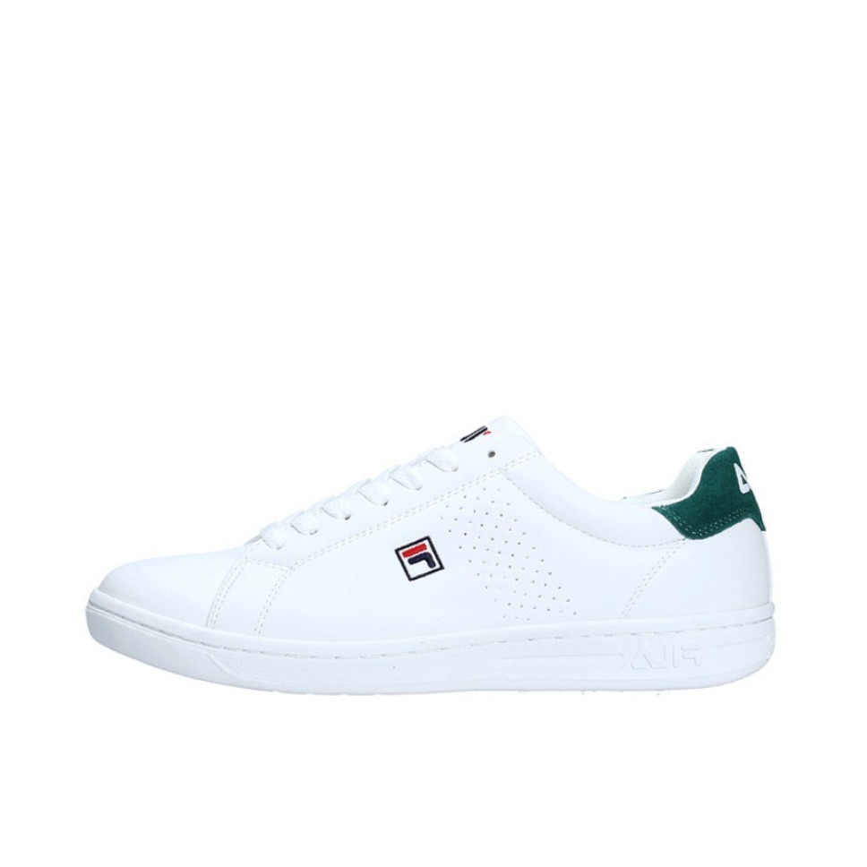 推荐商品：FILA/斐乐 Cross Court 2 耐磨 运动休闲鞋 白色/绿色