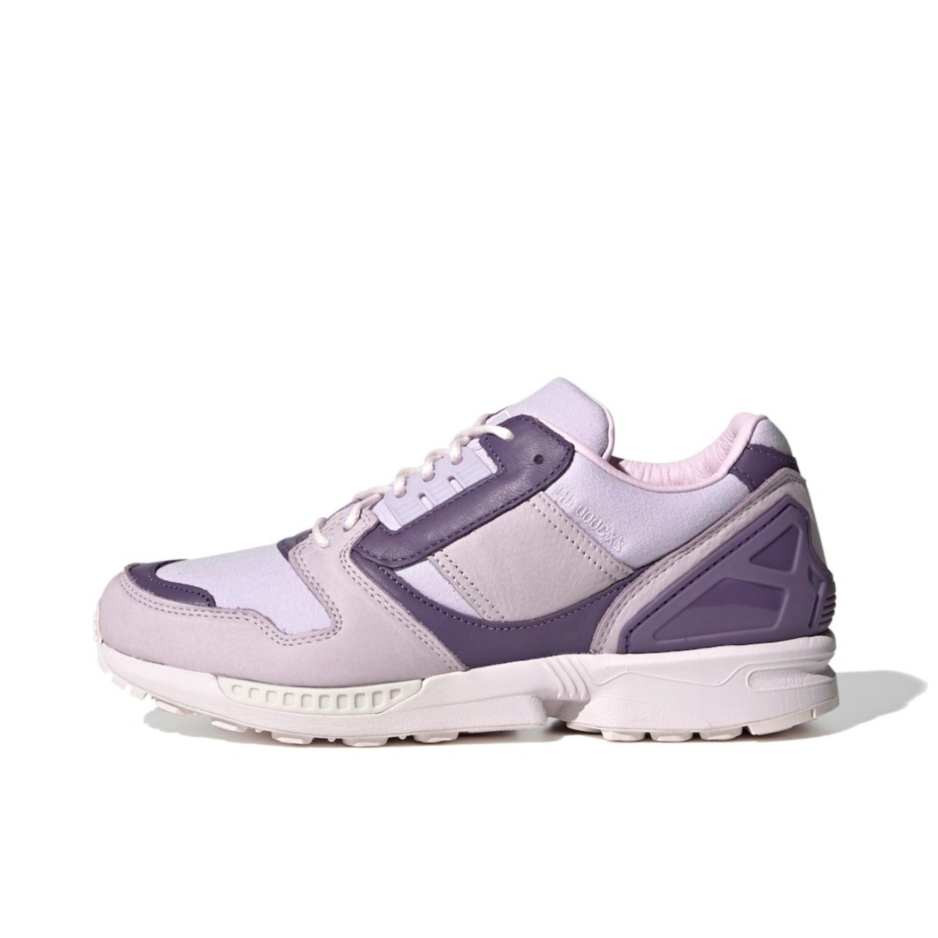 推荐商品：adidas Originals ZX 8000 复古 舒适百搭 防滑耐磨 轻便透气 织物 低帮 缓震 运动休闲鞋 紫色/灰色