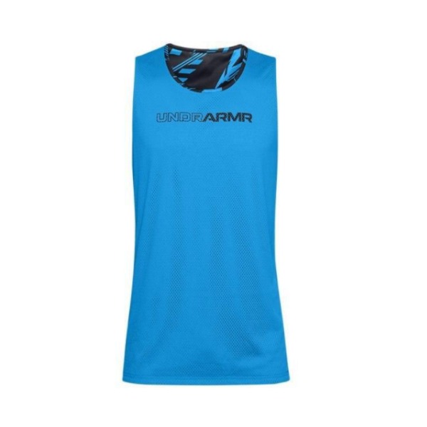 Under Armour 徽标Logo印花运动训练宽松速干无袖T恤 男女同款 1356866