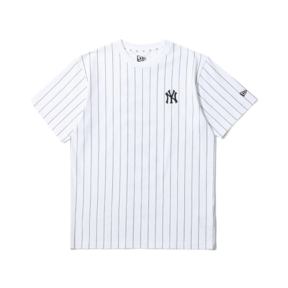 MLB 直纹纯棉圆领短袖T恤 男女同款 NERTEM20049XE