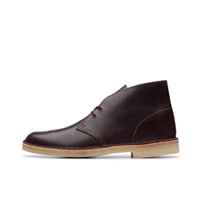 推荐商品：Clarks Desert Boot Originals 复古潮流 时尚 厚底 秋冬 英伦 靴子 栗子棕