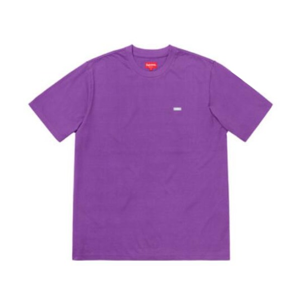 Supreme Reflective Small Box Tee反光小标短袖T恤 男女同款 紫色