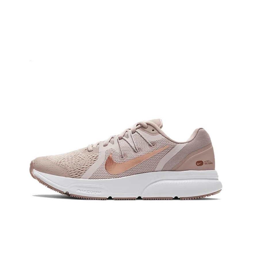 推荐商品：Nike Zoom Span 3 跑鞋 缓震回弹舒适轻便网面透气耐磨织物合成革日常跑 石紫红