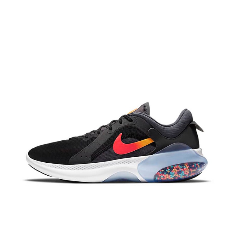 推荐商品：Nike Joyride Dual Run 2 跑鞋 颗粒填充减震回弹贴合拼接慢跑织物合成革 黑色/红橙