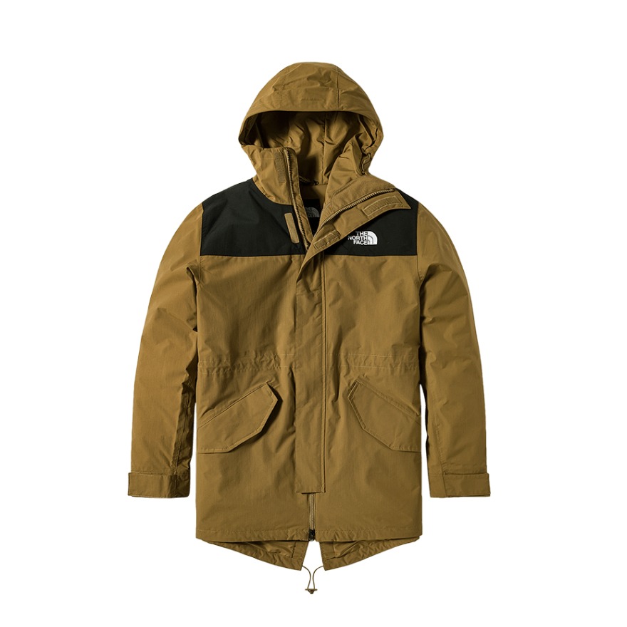 The North Face 户外防水透气耐磨连帽冲锋衣 4NEK