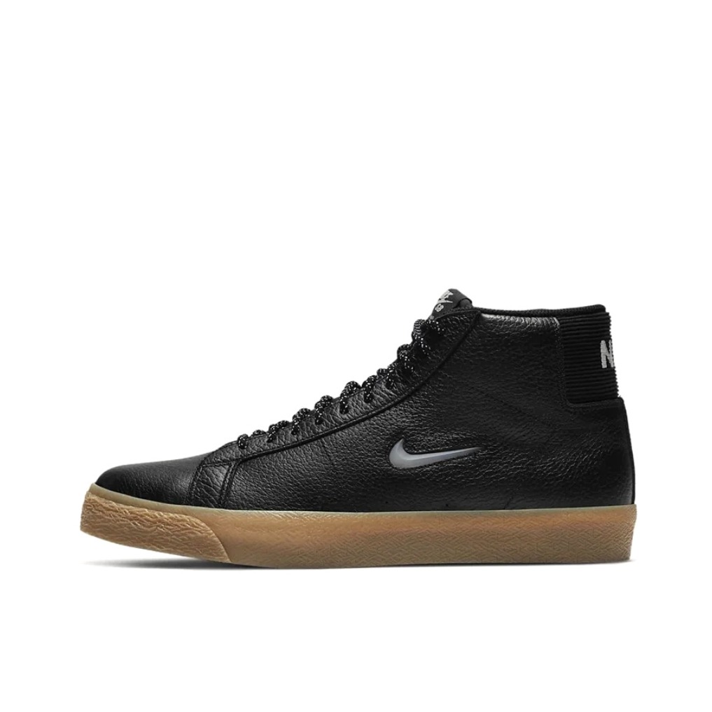 推荐商品：Nike SB Blazer Zoom 滑板鞋 板鞋 拼接时尚复古防滑耐磨透气运动休闲舒适百搭 中帮/皮面/黑色
