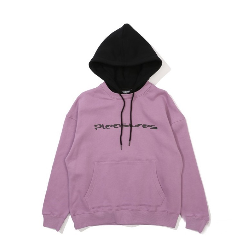 PLEASURES HARD DRIVE CREWNECK WITH HOODY简约时尚休闲帽衫 男女同款