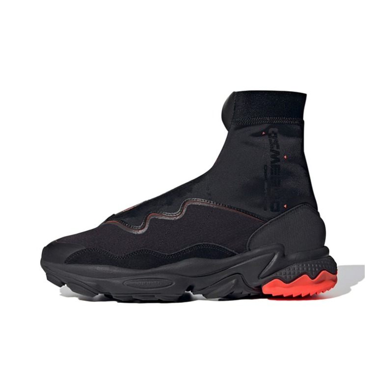 推荐商品：adidas Ozweego Tr Stlt 舒适百搭 减震耐磨 轻便透气 潮流 运动休闲鞋 黑色/荧光红