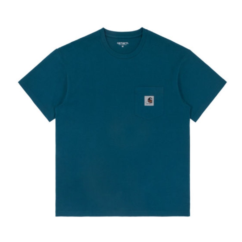 Carhartt WIP 饰口袋logo印花短袖T恤 男女同款