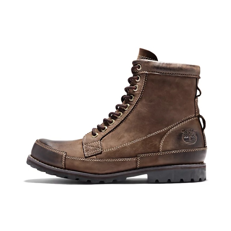 推荐商品：Timberland/添柏岚 Originals 6-Inch 英伦风 复古 皮革 踢不烂 耐磨 户外 马丁靴 深棕