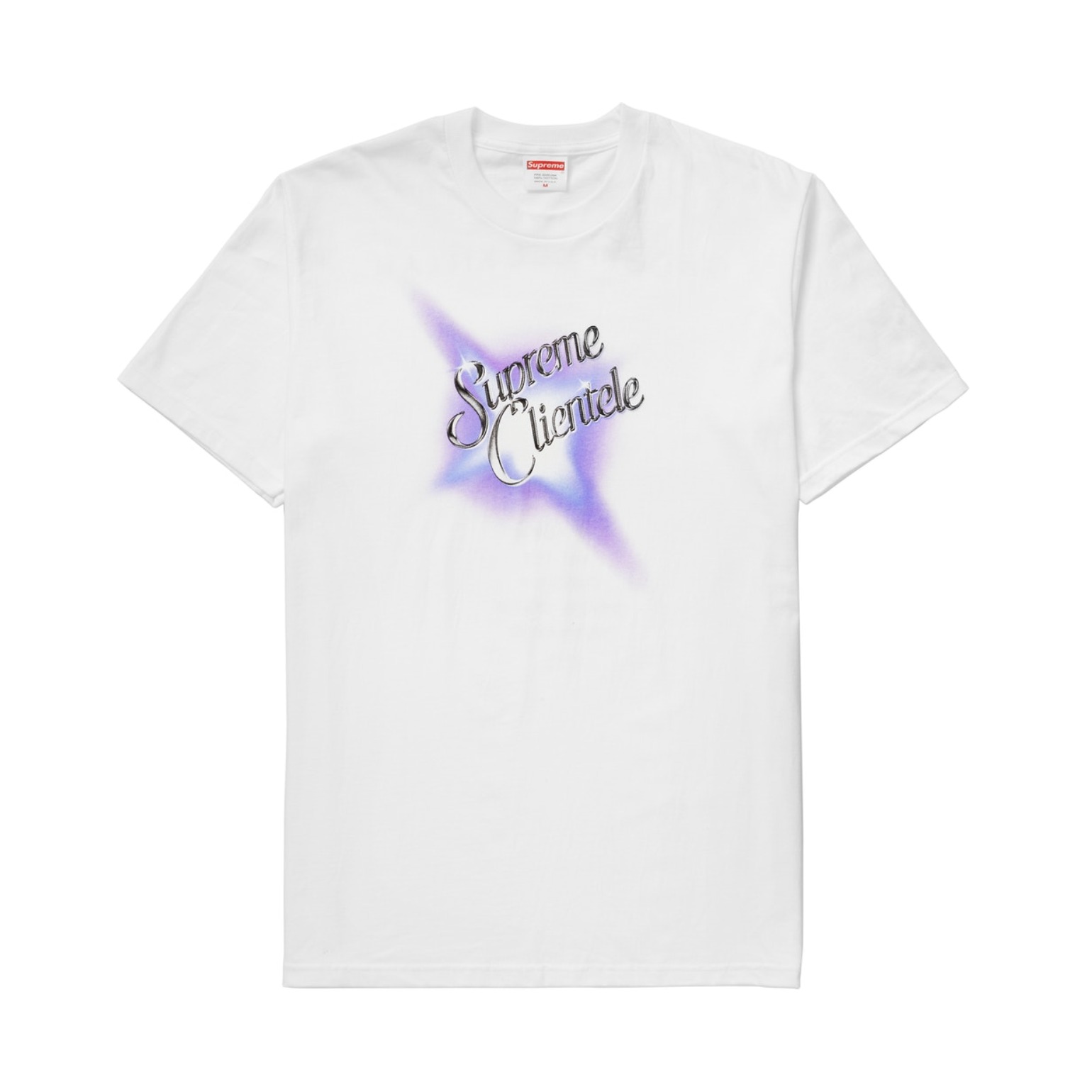 Supreme Week7 Clientele Tee S/S TOP 閃光星星印花圓領(lǐng)短袖t恤 男女同款