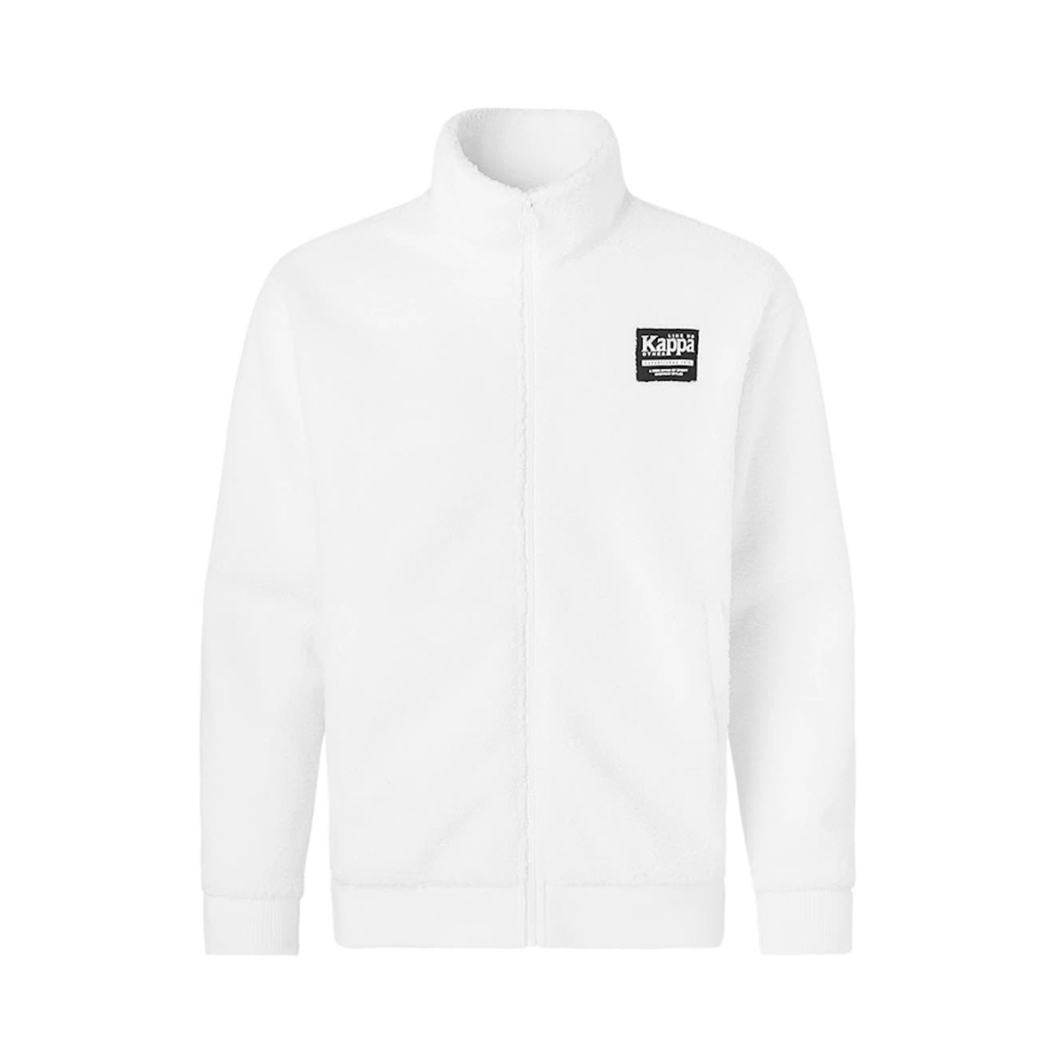 【黄明昊同款】Kappa 羊羔绒加绒防寒保暖情侣立领开衫长袖夹克 男女同款 K0AZ2WK27D