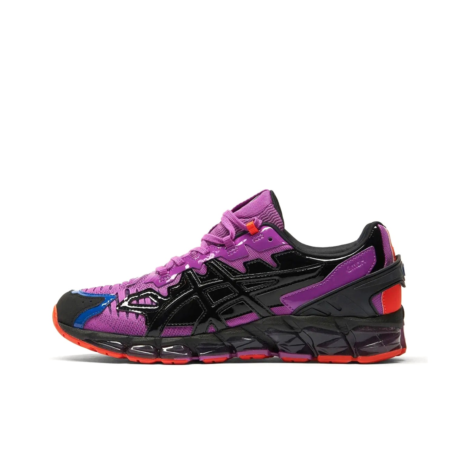 推荐商品：Asics/亚瑟士 Gel-Quantum 360 6 跑鞋 经典复古减震回弹防滑耐磨合成革舒适透气 GmbH联名/紫色/黑色