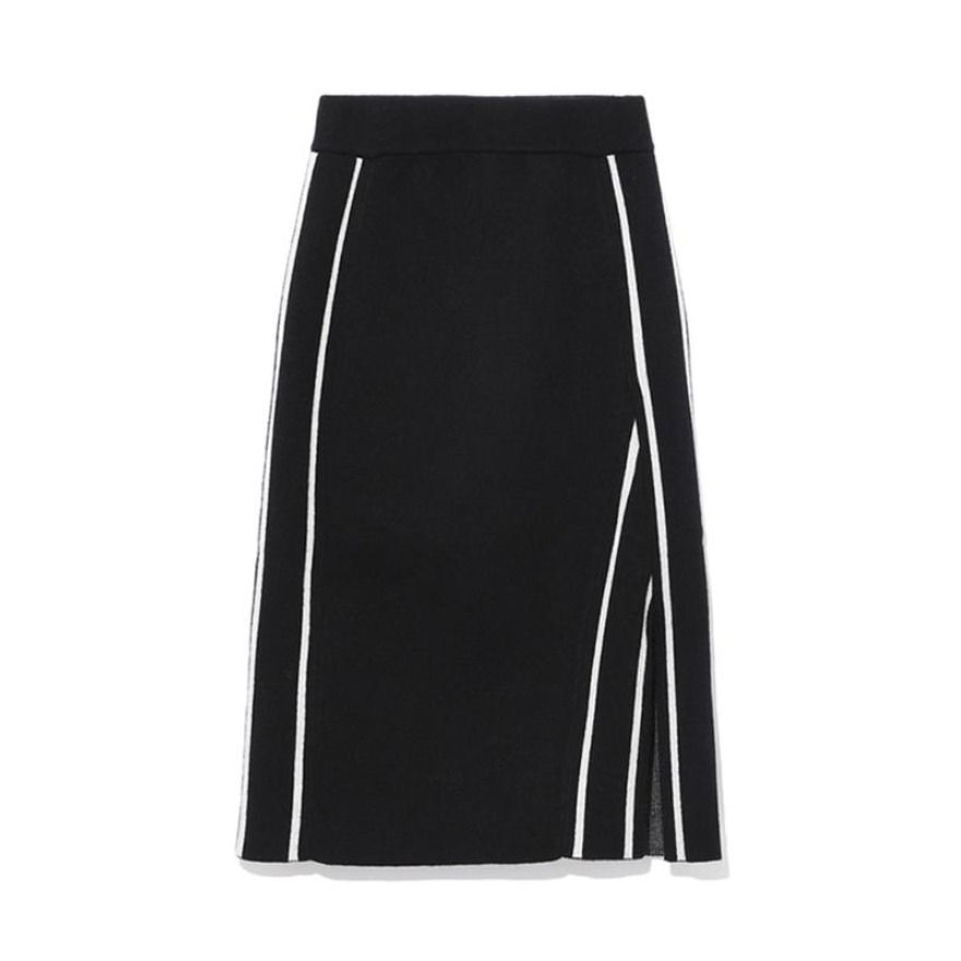 izzue 女装开衩时尚半身裙 IZXSKC9903W9D