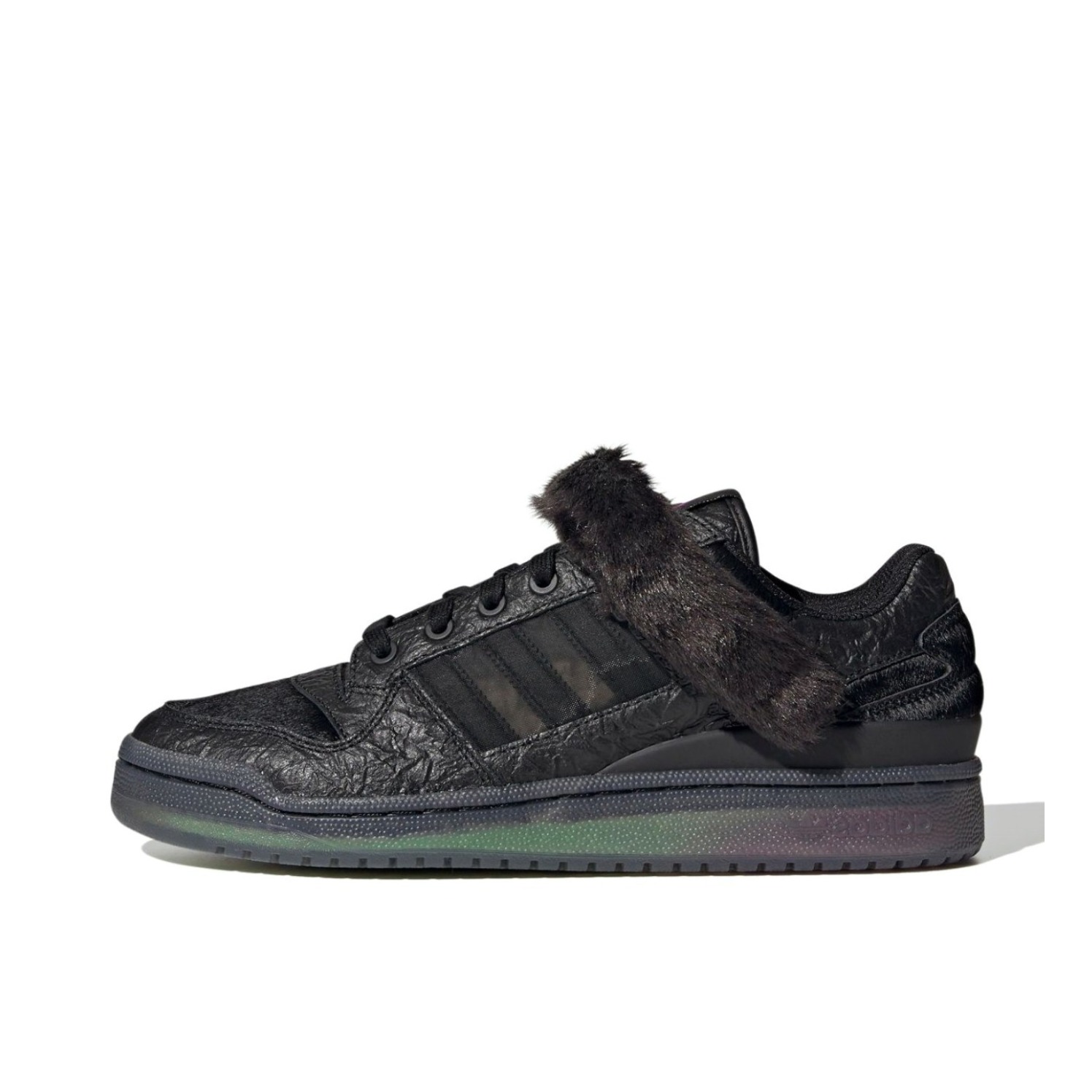推荐商品：adidas Originals Forum 板鞋 轻便复古防滑时尚魔术贴篮球风薄底包裹性 Dark Witch 万圣节限定/黑色/紫色/酸橙绿/黑猫女巫