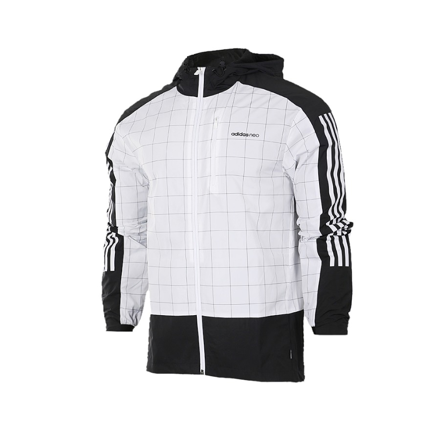 adidas 格子防风服 BR8502