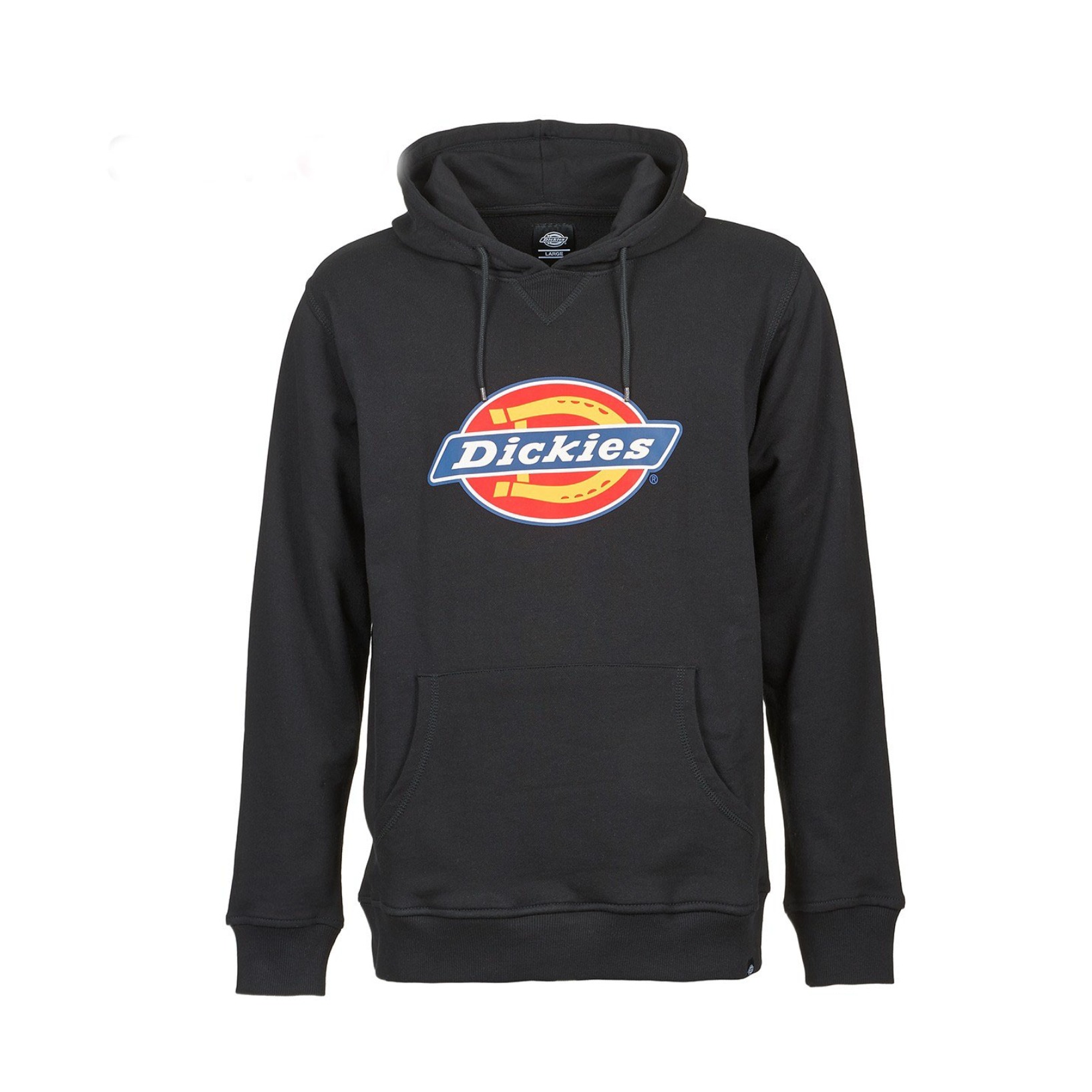 Dickies 连帽套头抓绒logo印花卫衣 03-200062-BK