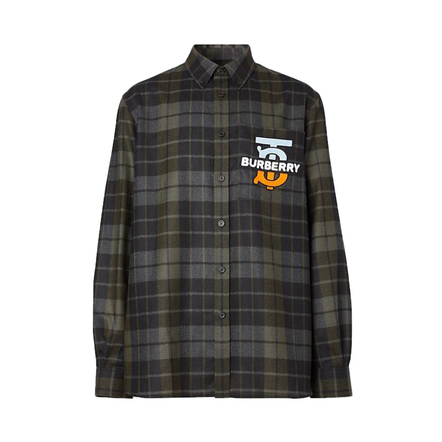 Burberry 博柏利 专属标识格纹衬衫 男女同款 80338311