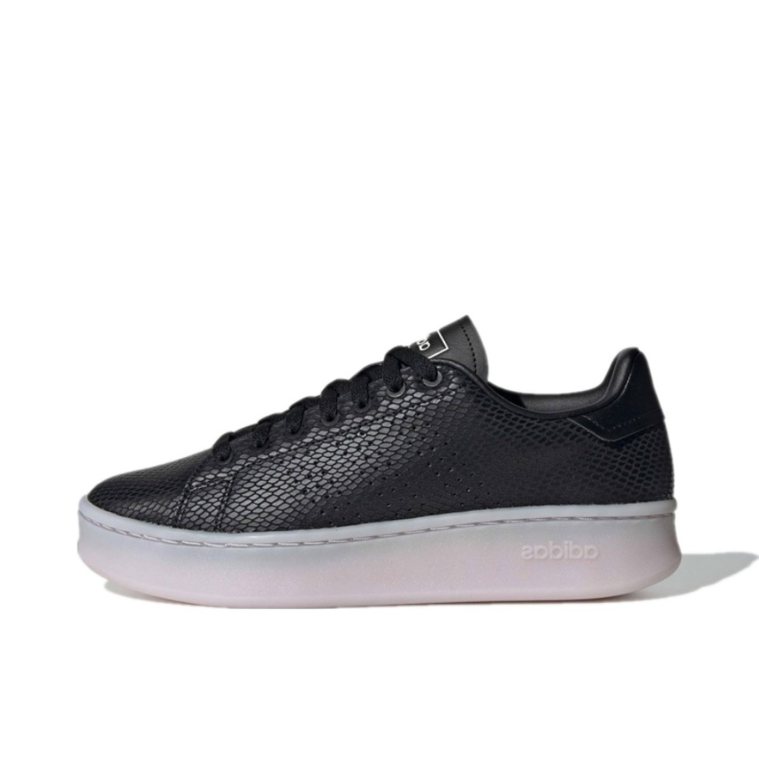 推荐商品：adidas Advantage Bold 运动休闲鞋 防滑耐磨舒适简约 黑色/白色