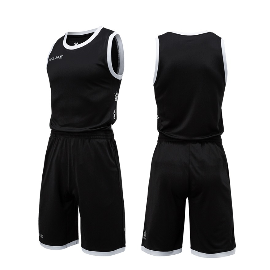 kelme 比赛训练透气运动定制无袖篮球服 3881021