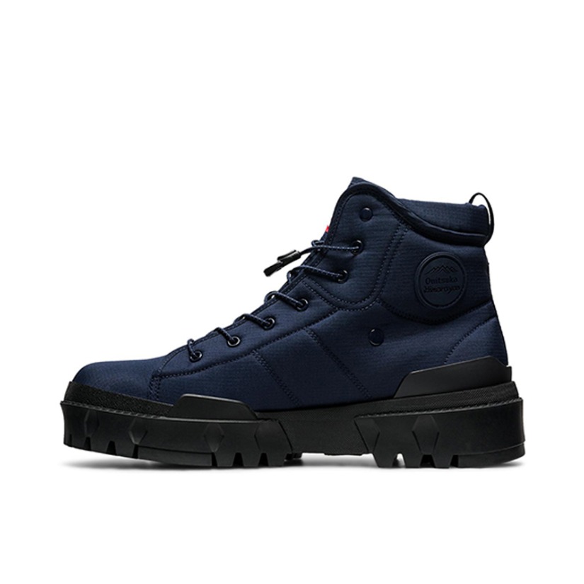 推荐商品：Onitsuka Tiger HMR Peak 防滑耐磨 时尚潮流 舒适百搭 复古 运动休闲鞋 高帮/深蓝/黑色