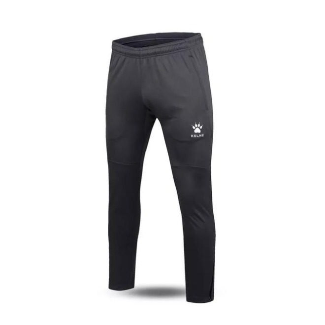 KELME 针织足球训练球员版修身加绒透气收口拉链加厚收腿运动长裤 男女同款 K15Z403