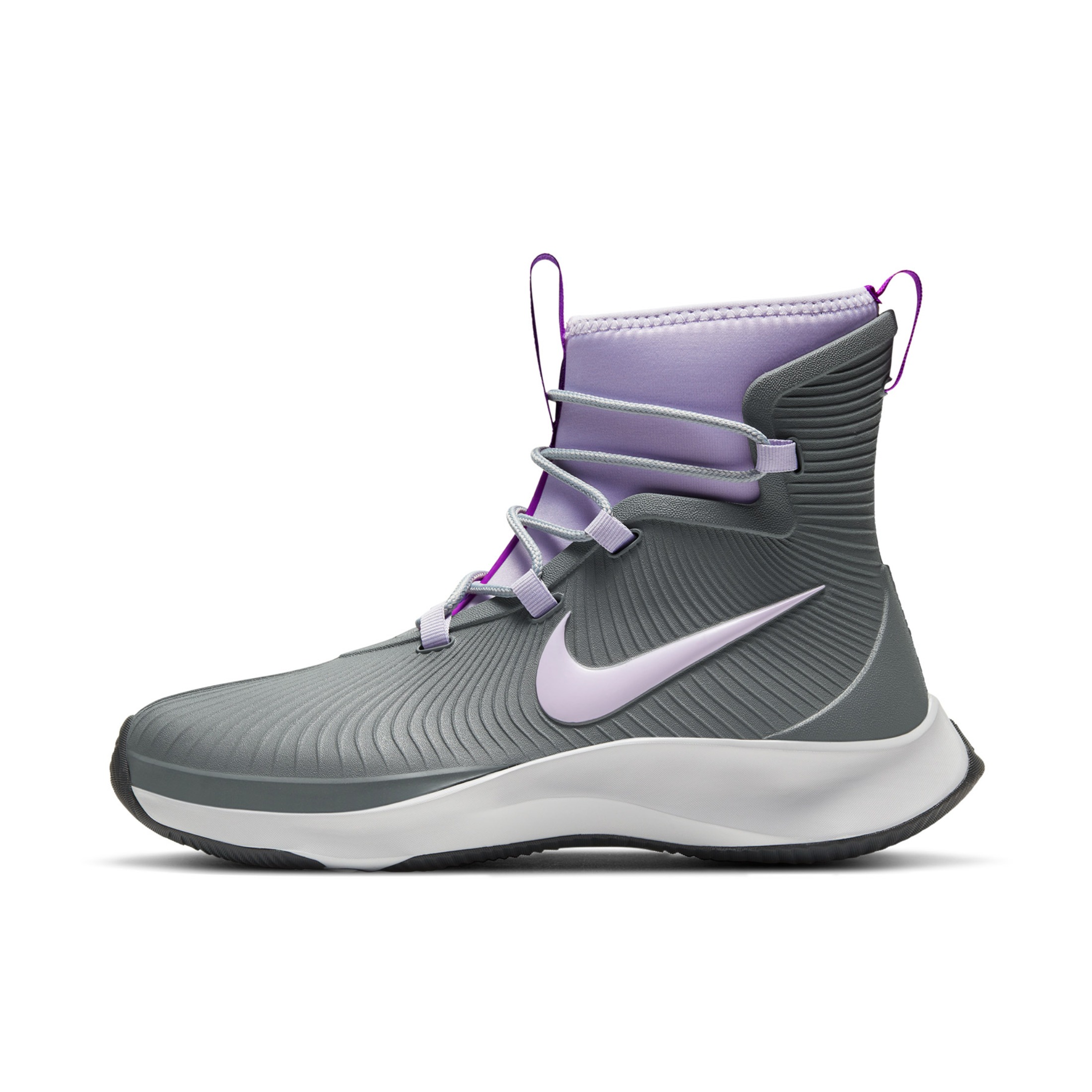 推荐商品：Nike Binzie Boot 运动休闲鞋 防滑耐磨时尚舒适包裹性 灰色/紫色/白色