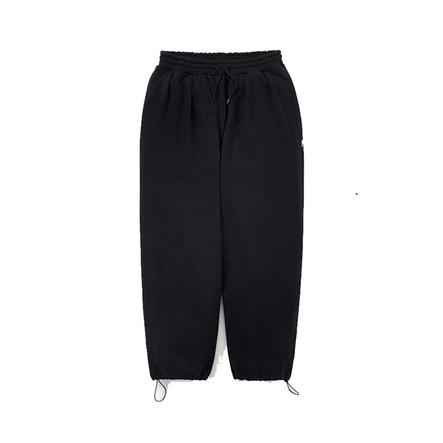 714street 宽松直筒束脚加绒休闲长裤 男女同款 022306