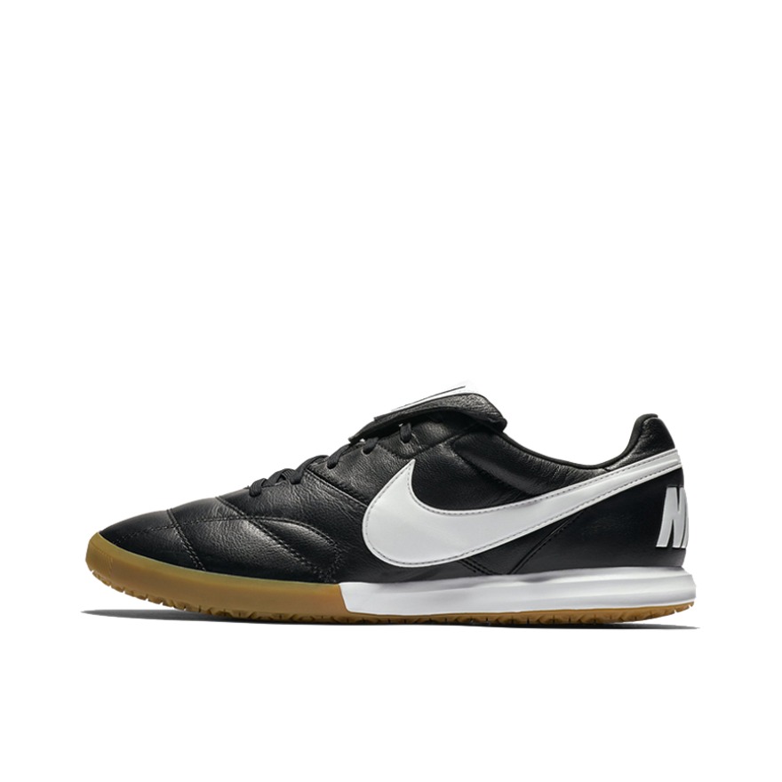 推荐商品：Nike Premier 2 Sala IC/IN 足球鞋 中端平底室内减震防滑耐磨圆头 黑色/白色/生胶底