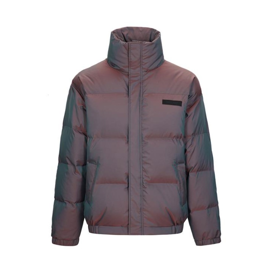 BONELESS 变色双纱基础高领保暖羽绒服 男女同款 K4108