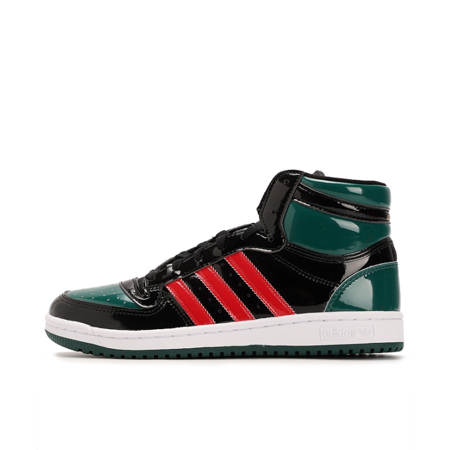 推荐商品：adidas Originals Top Ten 板鞋 防滑耐磨减震回弹轻便透气经典复古舒适潮流 Miami 黑色/墨绿/红色
