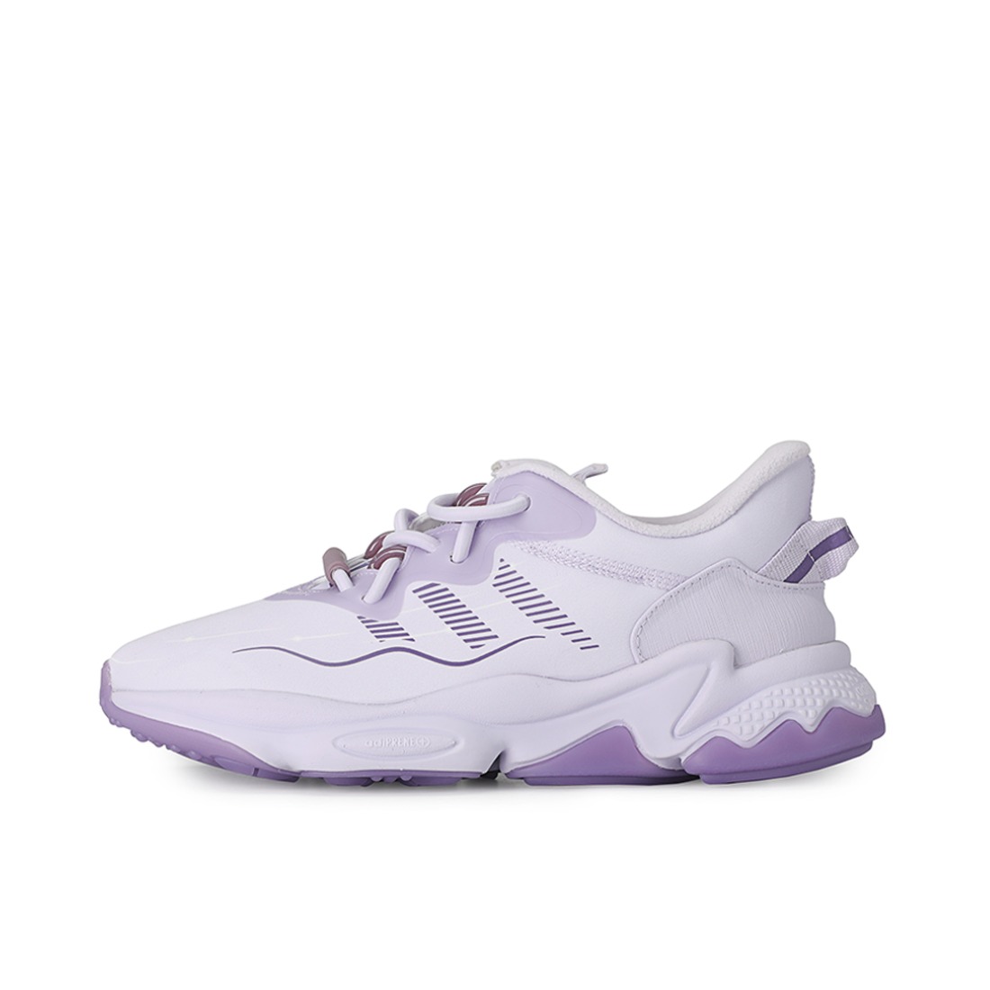 推荐商品：adidas Originals Ozweego 耐磨透气 百搭简约 舒适时尚 缓震 复古运动 网面 老爹鞋 熏衣紫
