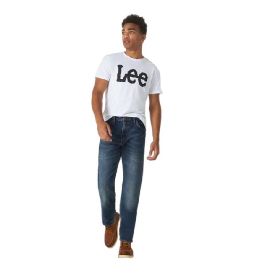Lee 耐磨中腰直筒牛仔裤 20420