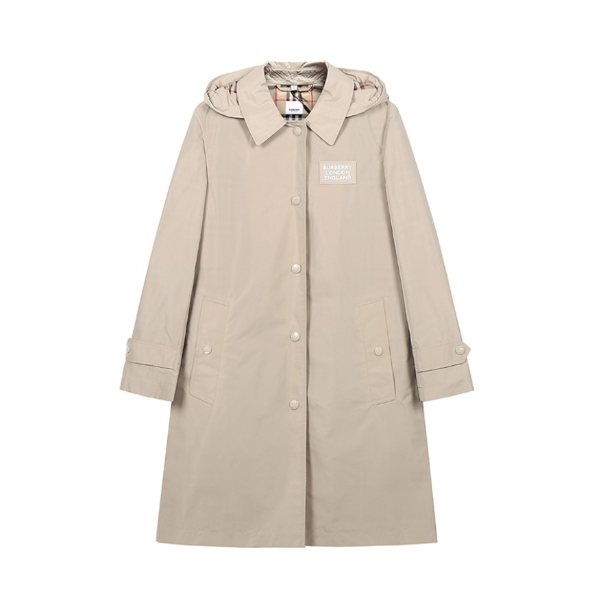 Burberry 博柏利 女款轻便大衣连帽外套 80227321