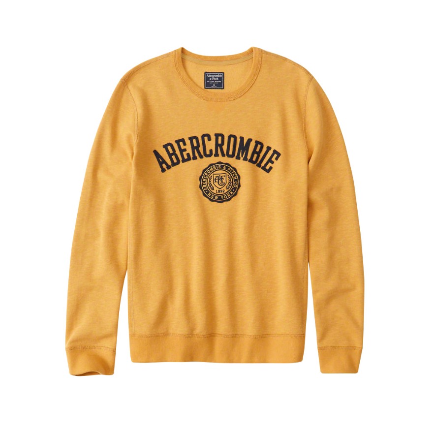 Abercrombie Fitch 长袖套头运动卫衣 男女同款