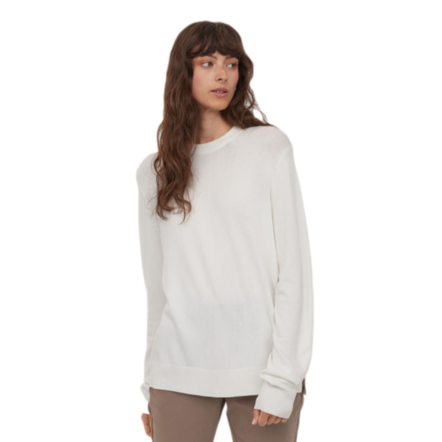 H&M 细密纯色宽松毛针织衫 男女同款 0867948