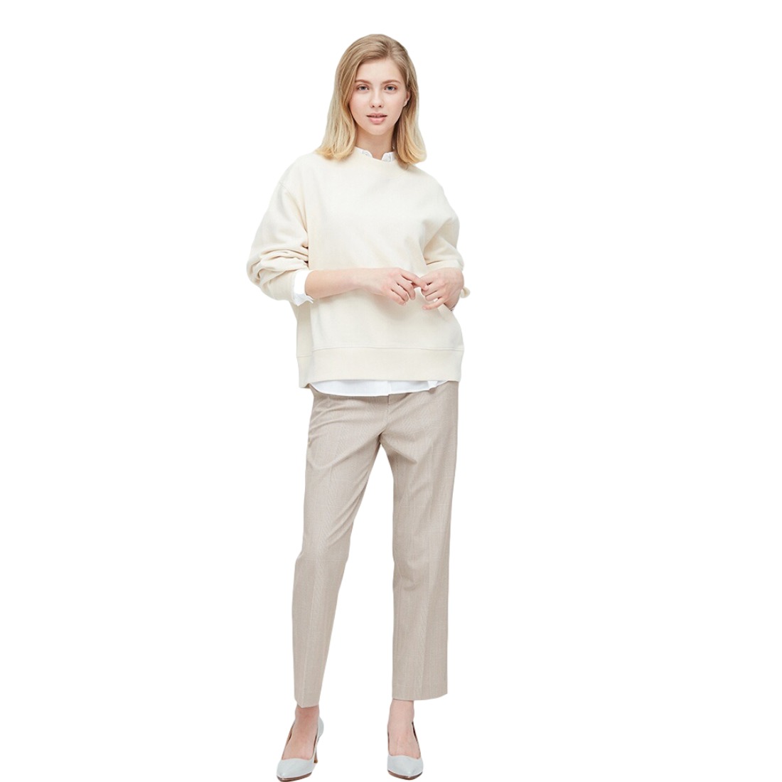UNIQLO/优衣库 EZY弹力九分裤 男女同款 430616