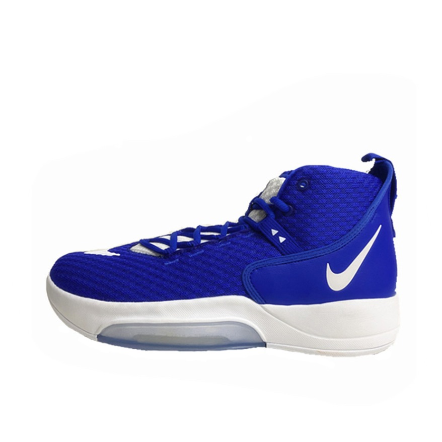 推荐商品：Nike Zoom Rize 1 减震回弹 防滑耐磨 舒适透气 实战 织物 支撑 时尚百搭 篮球鞋 蓝色/白色