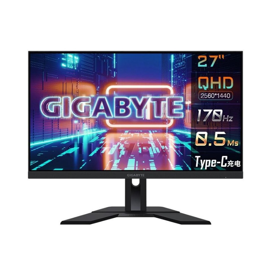 GIGABYTE/技嘉 M27Q 27英寸 2K平面顯示器 