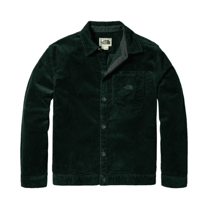 The North Face 户外灯芯绒保暖长袖衬衫 男女同款 4QPL