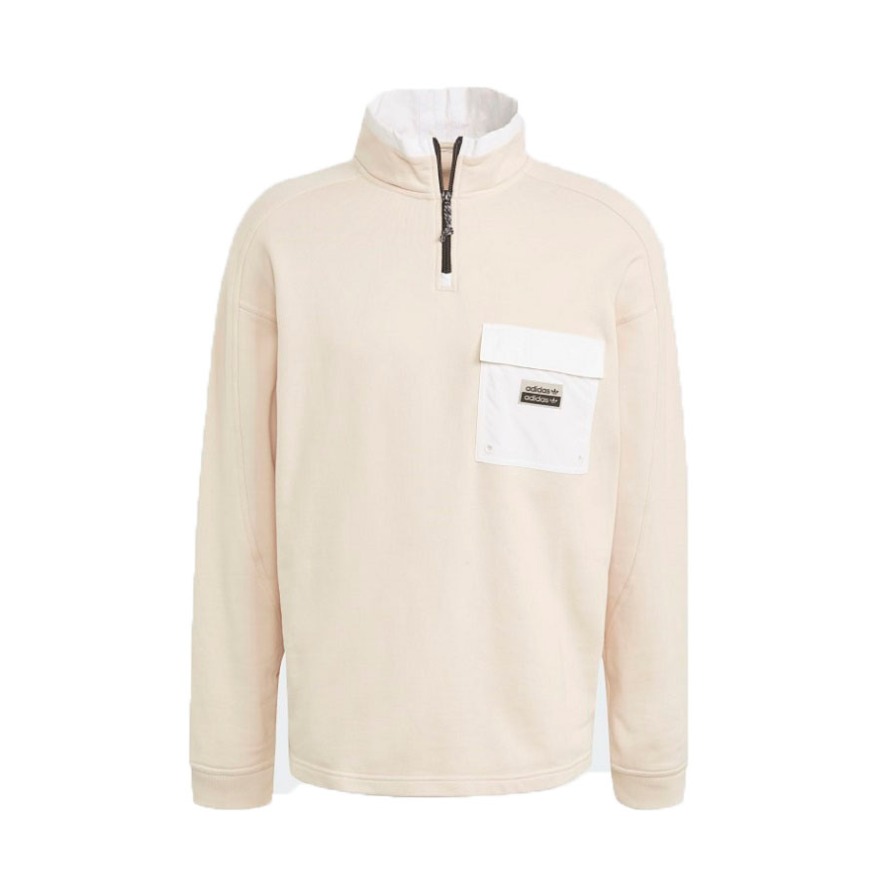 adidas Originals 2024AW 双标logo套头卫衣 男女同款 GN3277
