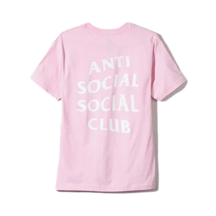 Anti Social Social Club 飞鸟限定款经典Logo霓虹香烟直筒T恤 男女同款 AST207