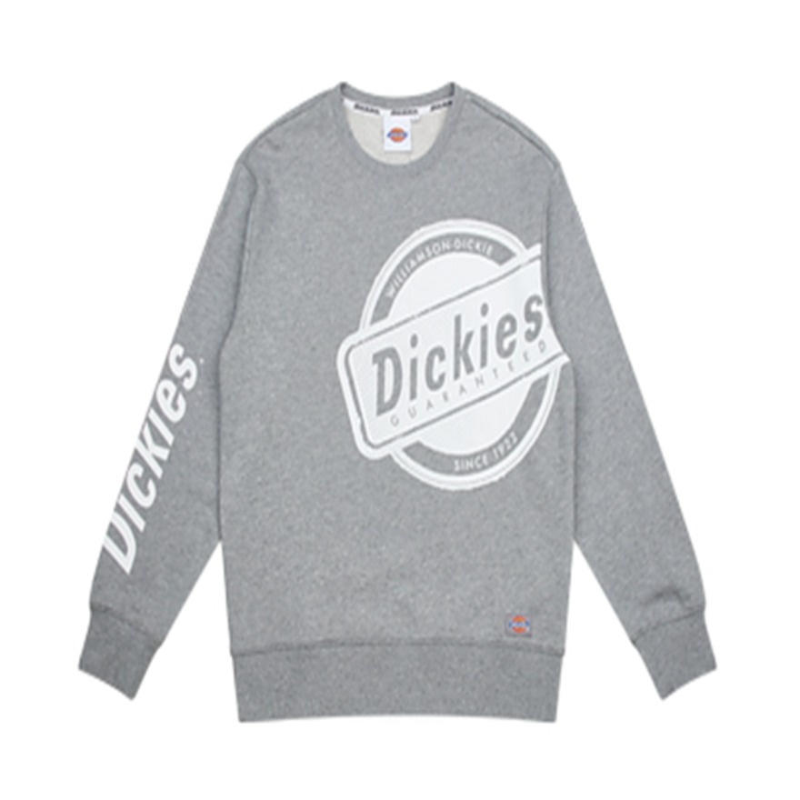 Dickies 宽松logo印花圆领长袖卫衣 男女同款 DK008810