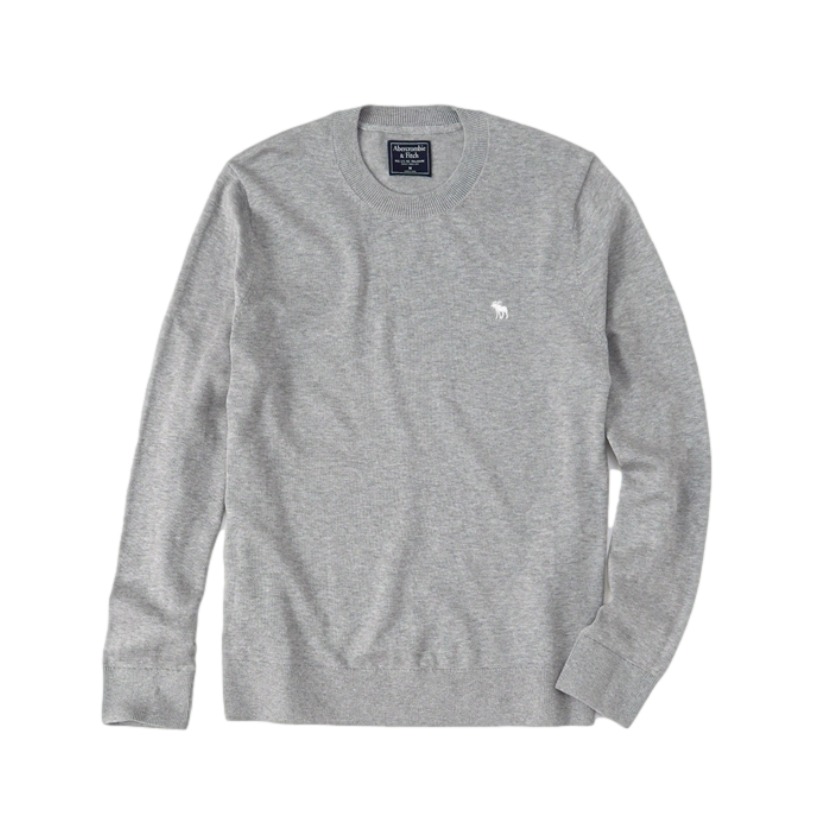 Abercrombie Fitch 纯棉舒适简约针织衫 男女同款