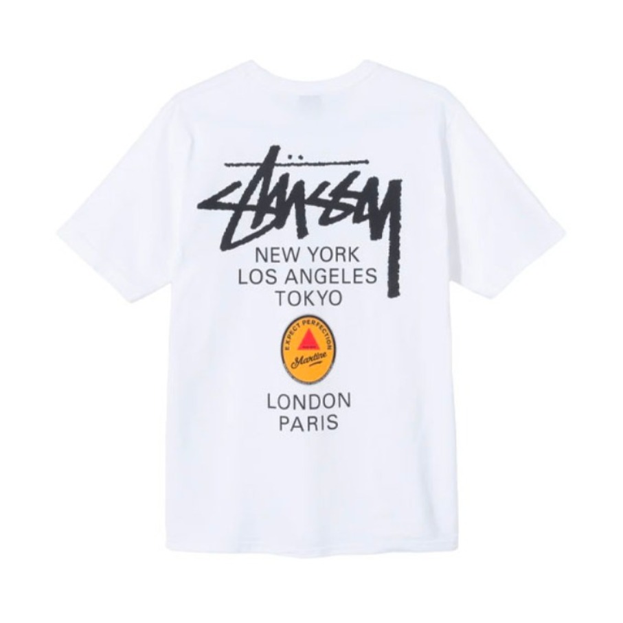 Stussy MARTINE ROSE WORLD TOUR 短袖T恤 男女同款 3903639
