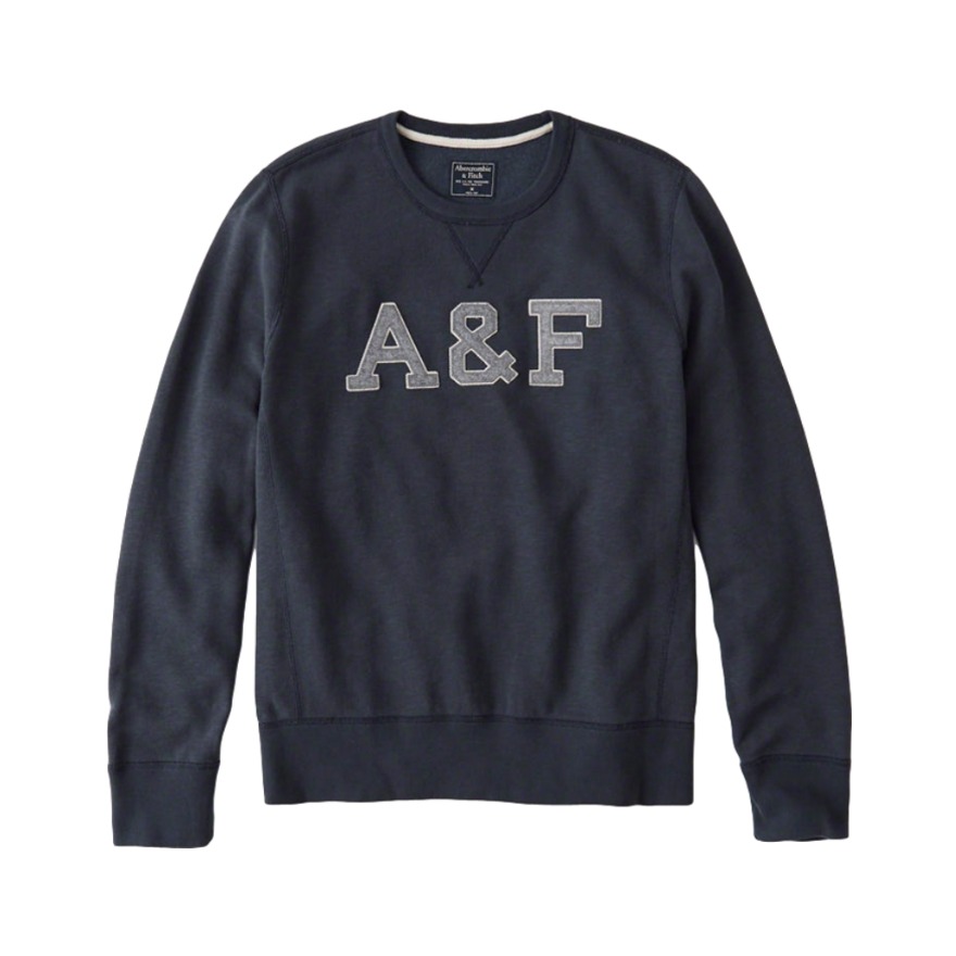 Abercrombie Fitch 修身套头抓绒卫衣 男女同款
