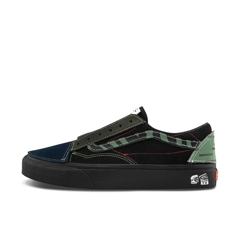 推荐商品：Vans/范斯 Old Skool 滑板鞋 板鞋 轻便防滑复古舒适经典 Taka Hayashi联名/黑色/绿色