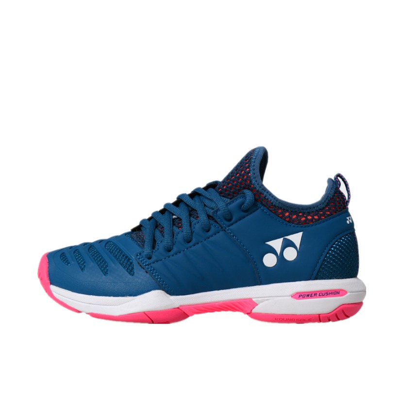 推荐商品：YONEX/尤尼克斯 Power Cushion FUSHIONREV 3 防滑减震 织物 耐磨 低帮 羽毛球鞋 女款/藏青/粉红